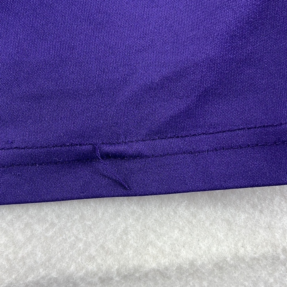 NBA Short Sleeve Shirt Los Angeles LA Lakers 23 Lebron James Purple Mens XL - Picture 5 of 15